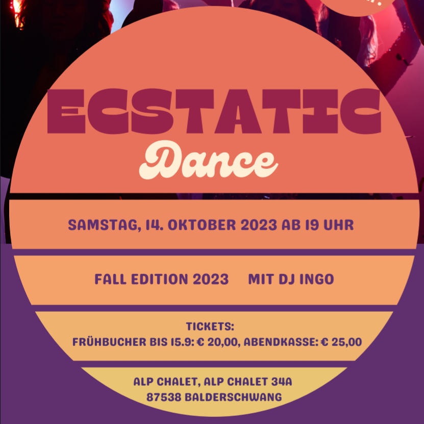 ECSTATIC Dance (14. Oktober 2023)